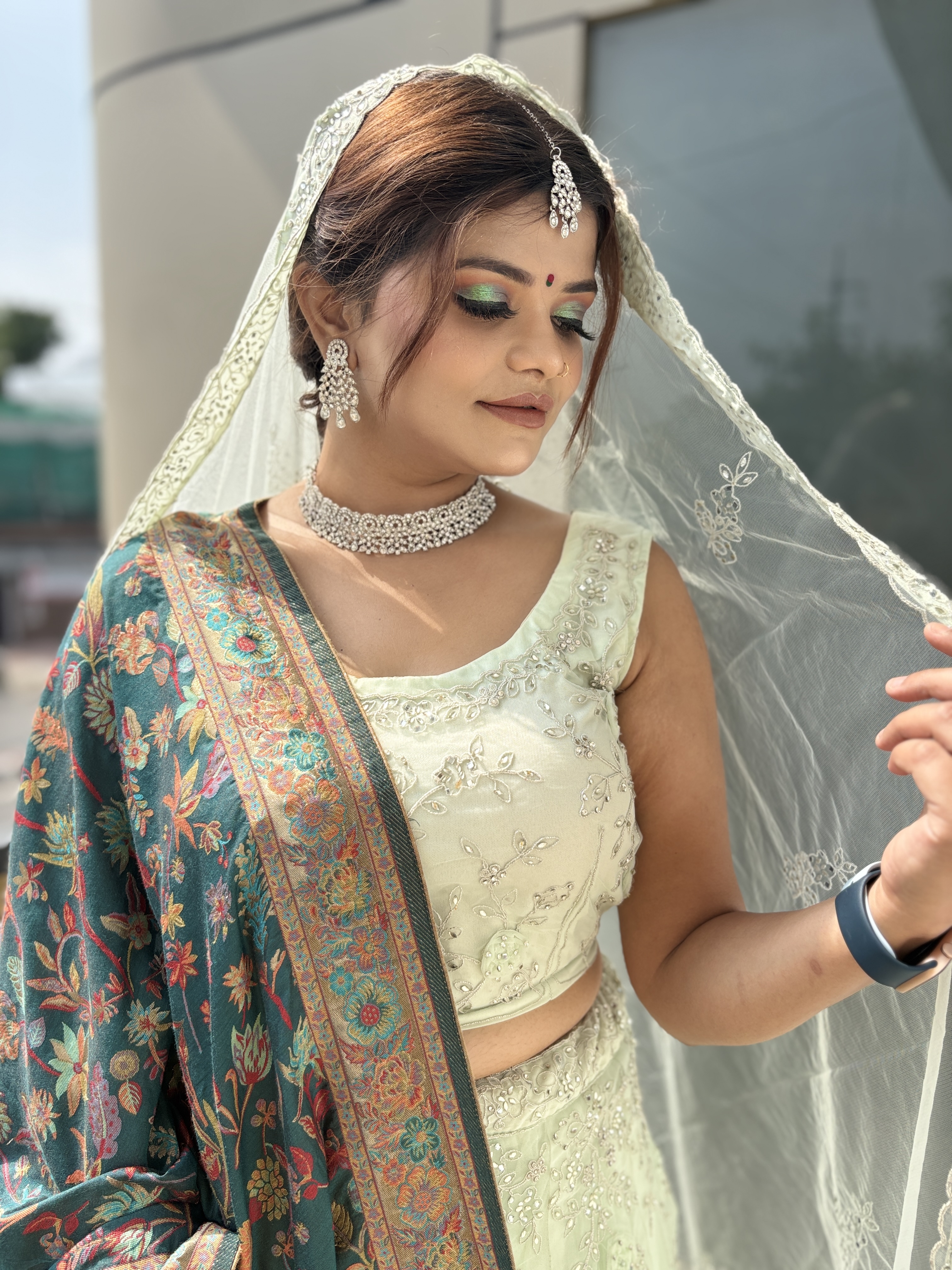 Reception makeup look 1